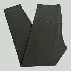 Lululemon Align High-Rise Pant 25" w/ Pockets Olive Sage Green Size 10 Like New